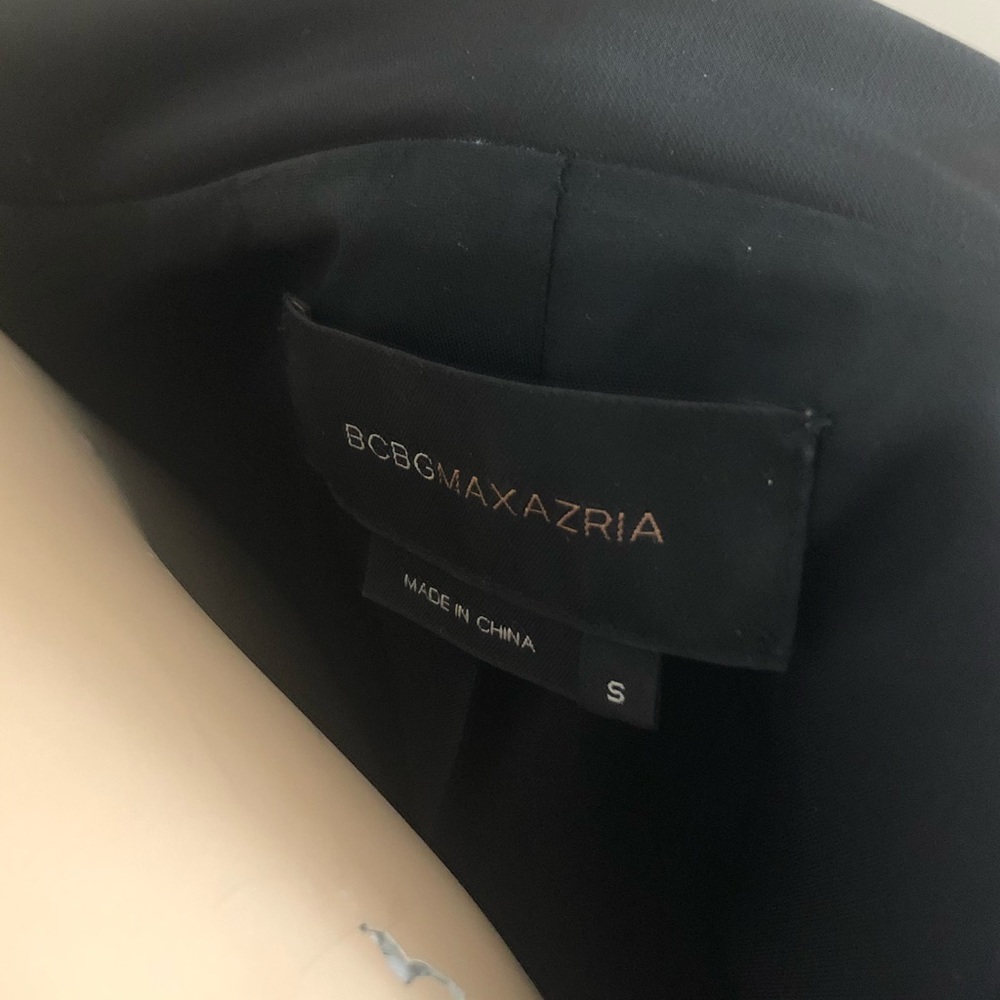 SOLD BCBG MAXAZRIA Black Suit Jacket Small - Picture 5 of 7